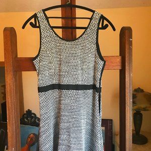 A'Reve Tweed Dress Fit Flare Bow